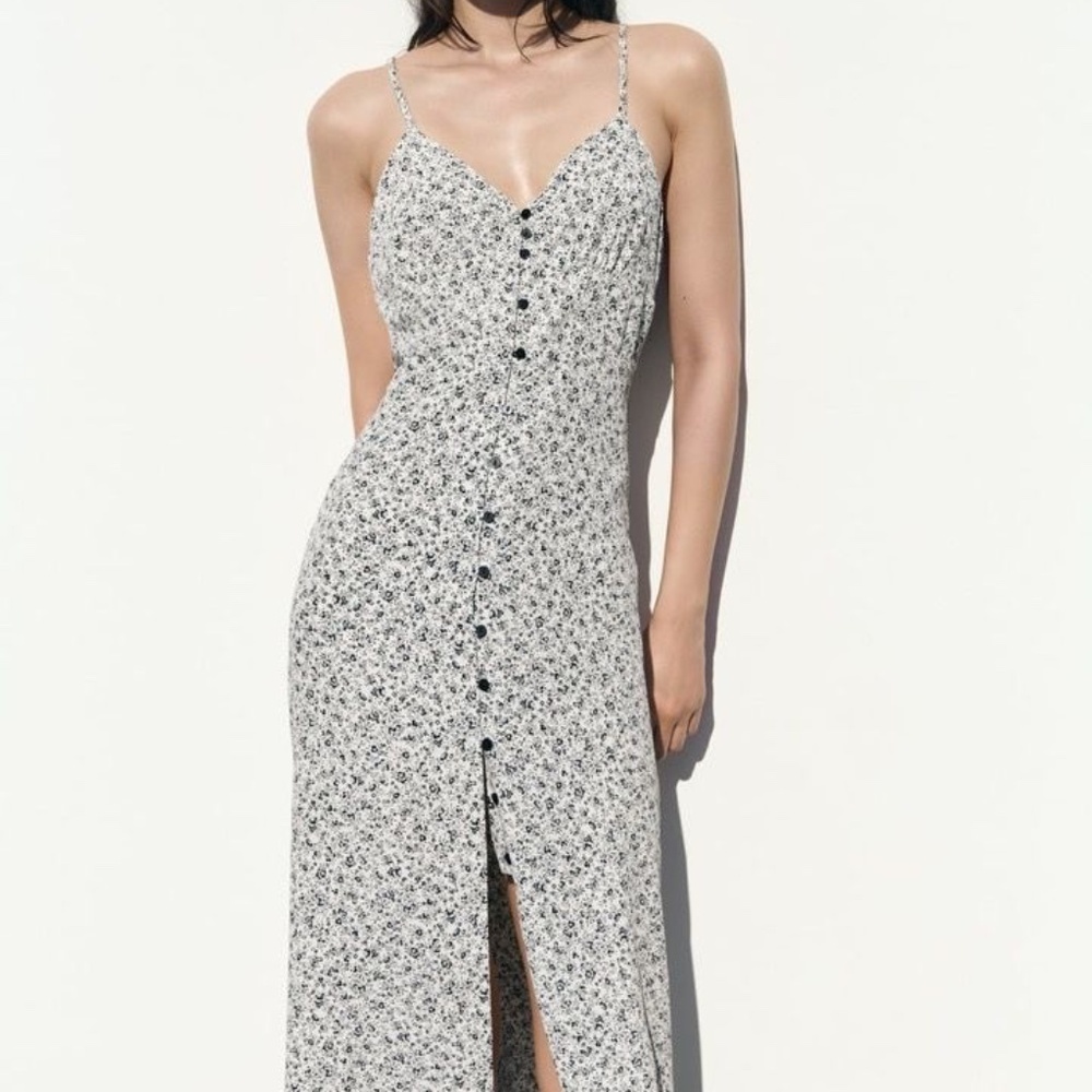 Zara floral maxi sundress
